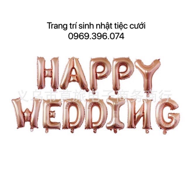 Bóng bay trang trí phòng cưới