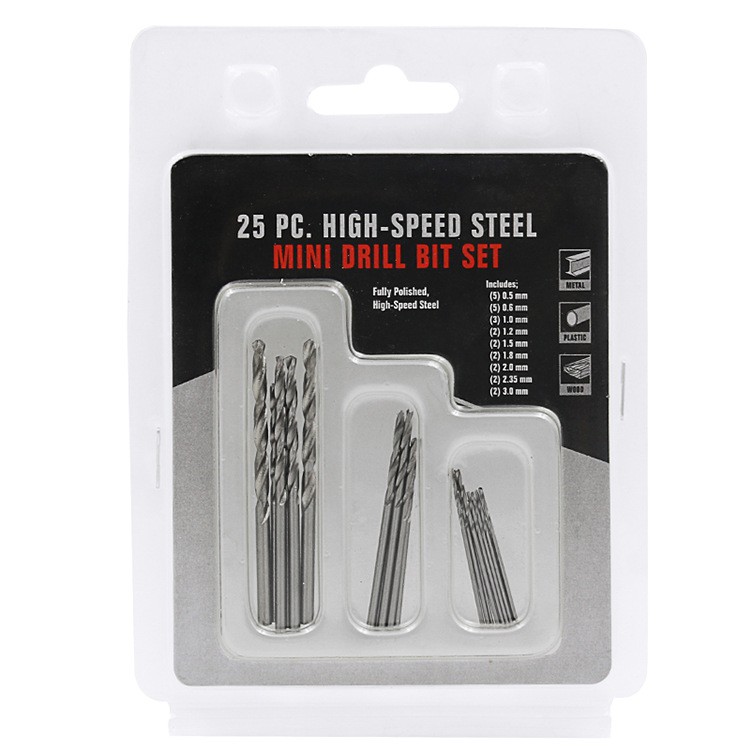 Mũi khoan gỗ nhựa nhôm 0.5 đến 3mm mũi khoan lông chim hay mũi khoan gỗ mini