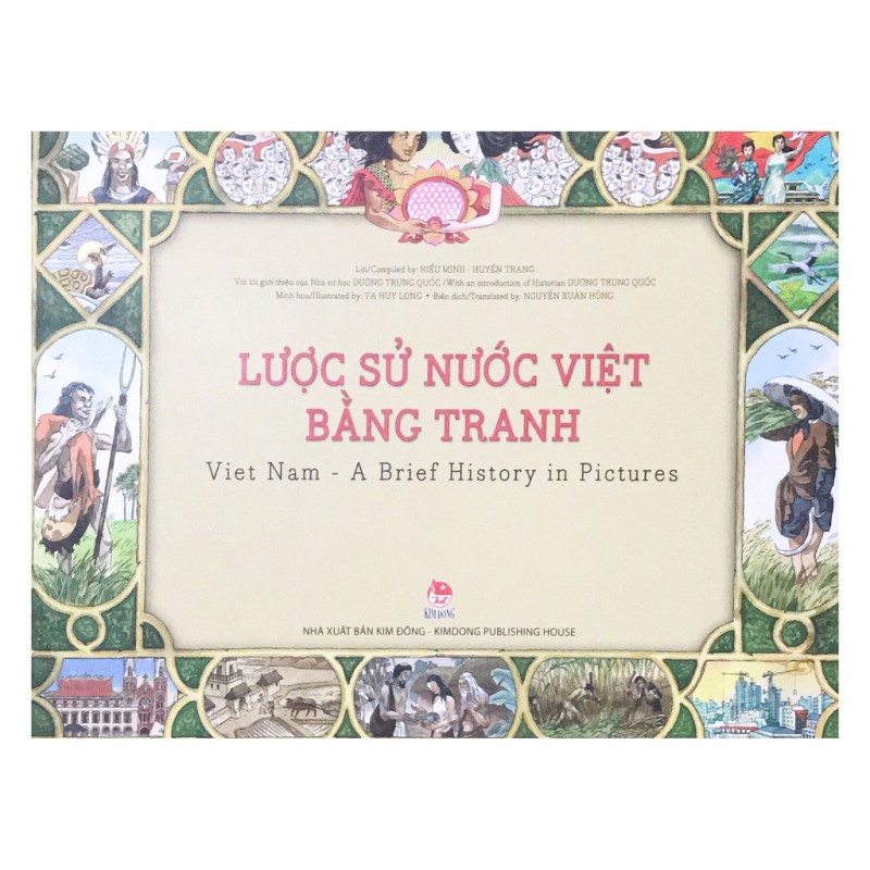 Sách - Lược Sử Nước Việt Bằng Tranh ( Bìa Cứng)