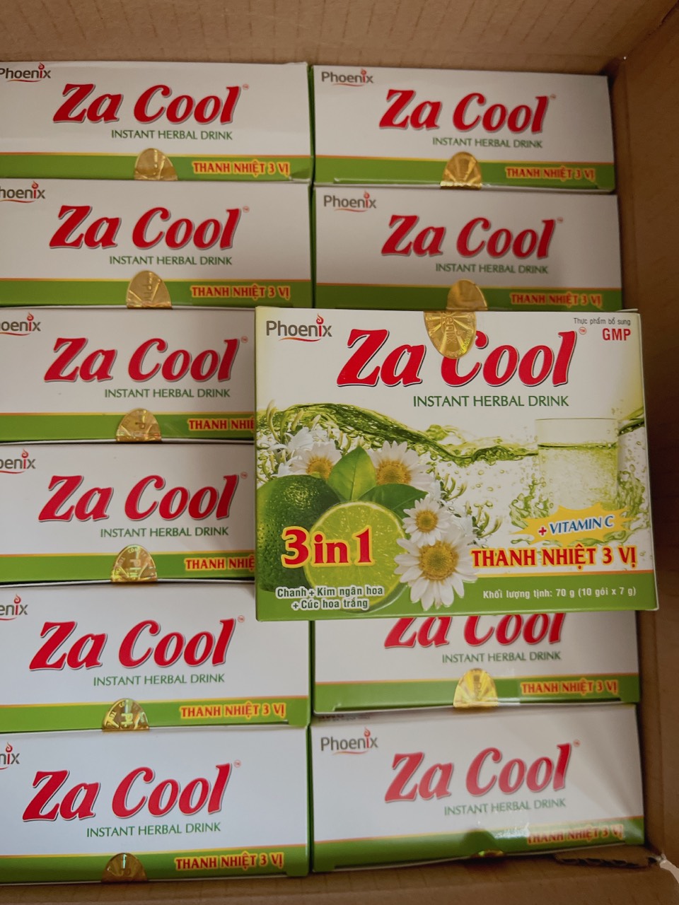 Za Cool 3 vị - Bột pha nước uống