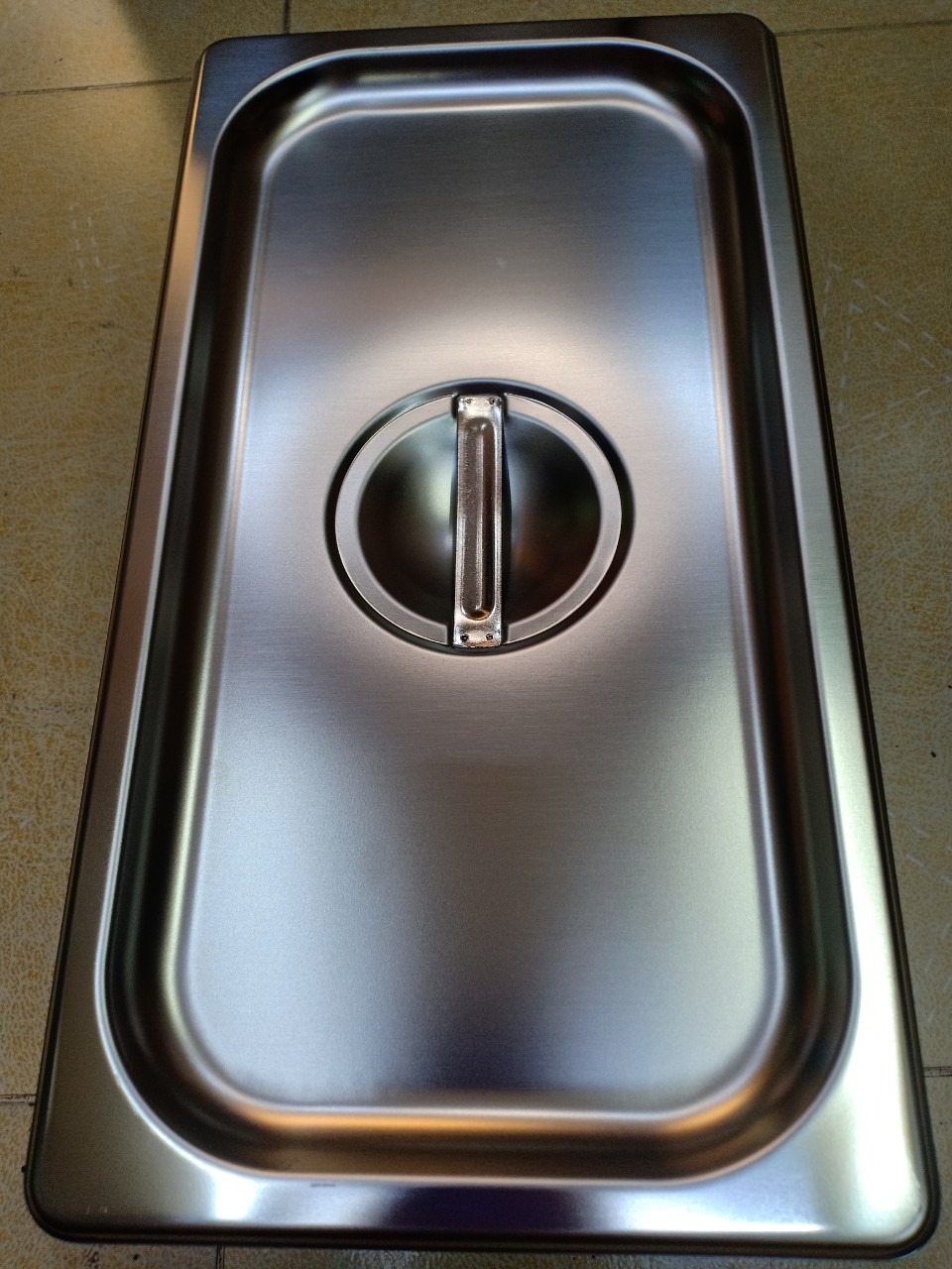 Combo 5 Khay Inox Đựng Thạch Topping Đựng Thực Phẩm GN 1/3