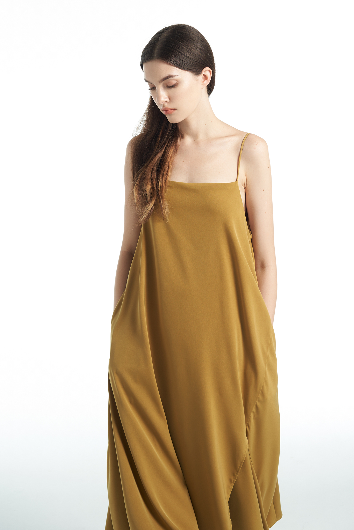 Đầm hai dây KHÂU BY CQ Olivia
