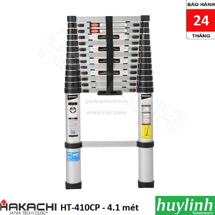 [HCM]Thang nhôm rút đơn Hakachi HT-410CP - 4.1 mét