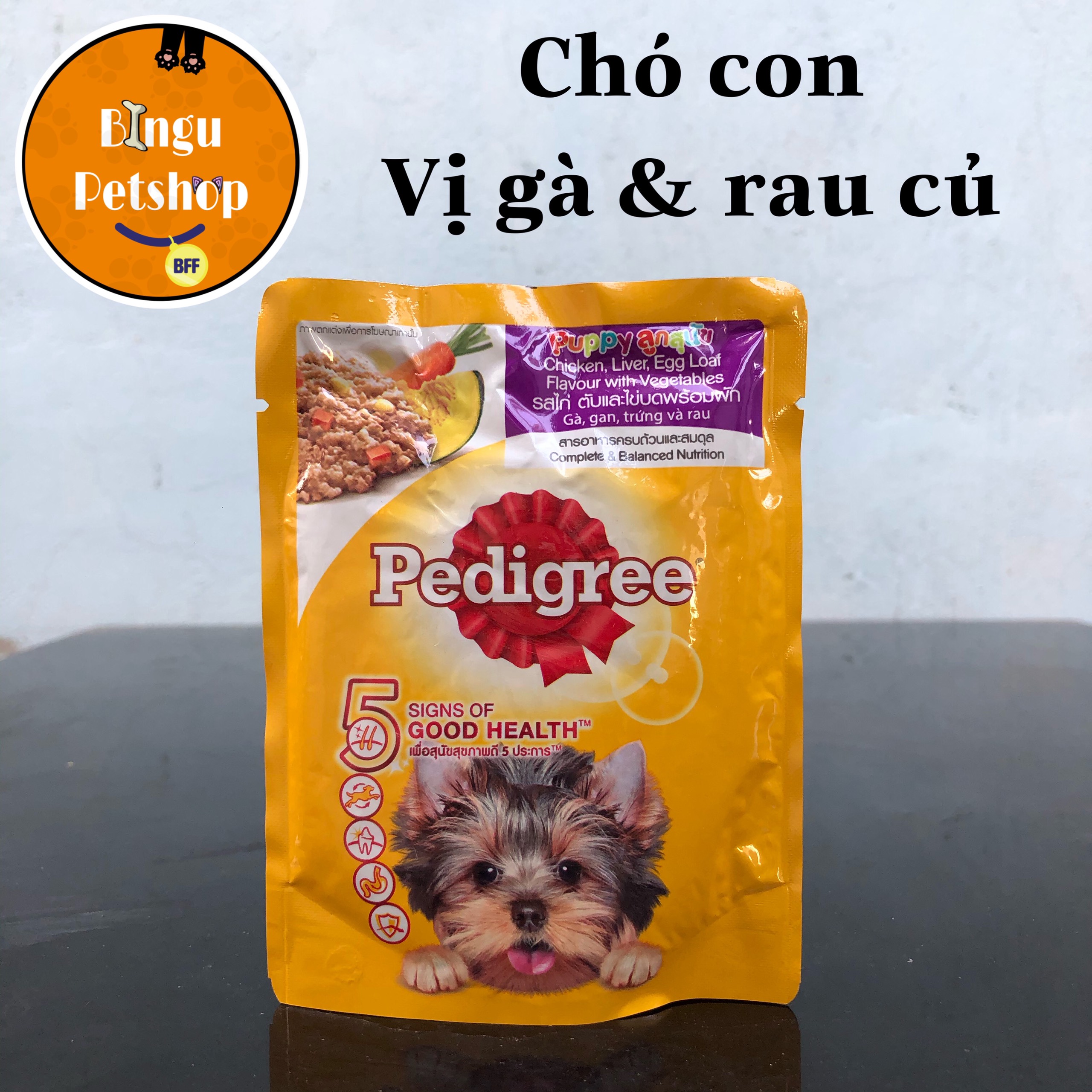 Pate cho cún Pedigree gói 80gr