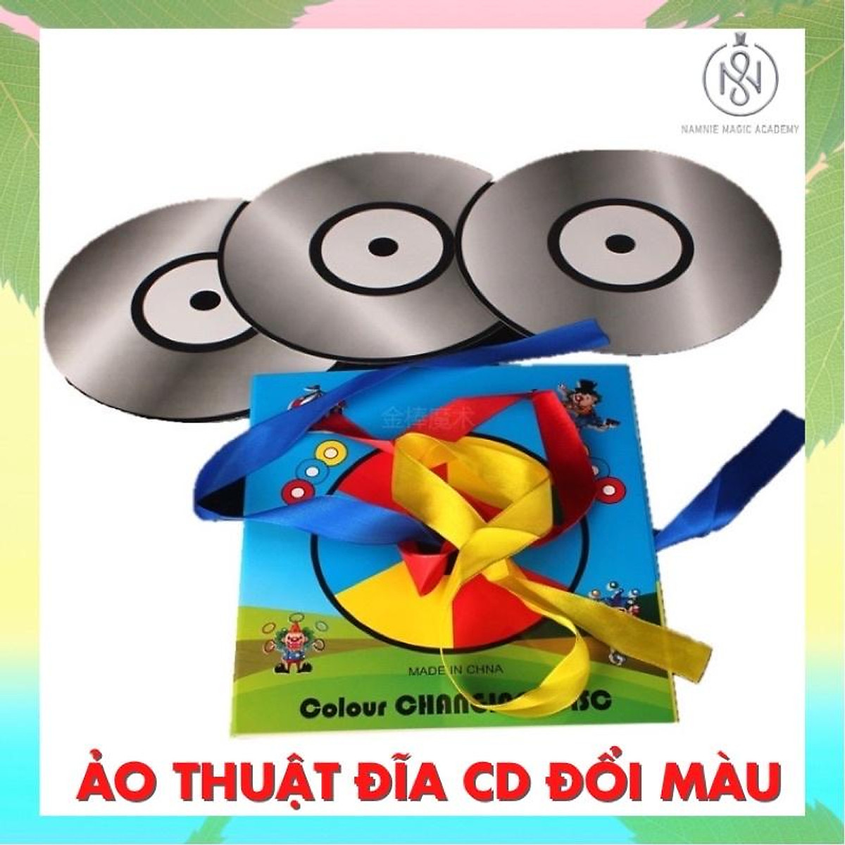Ảo thuật đĩa đổi màu - đĩa dvd đổi màu
