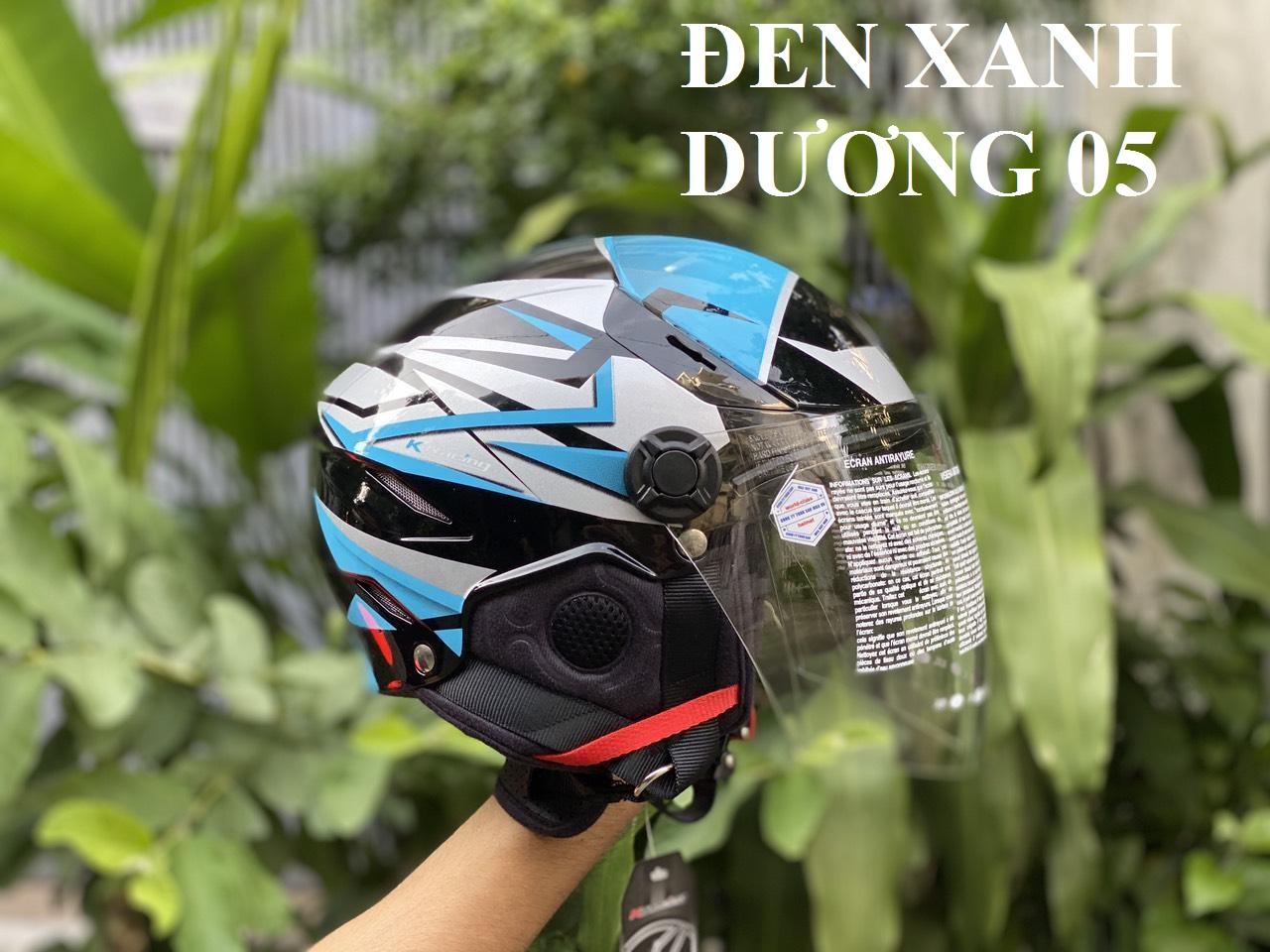 [HCM]NÓN BẢO HIỀM KYT TIGER 1/2 MALAY