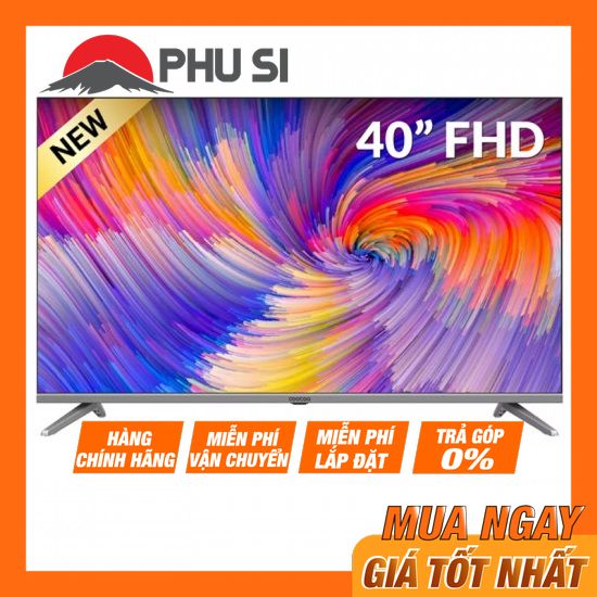 ✅Smart TV Full HD Coocaa 40 Inch Wifi - 40S7G - Android 11 - Viền mỏng - Miễn phí lắp đặt