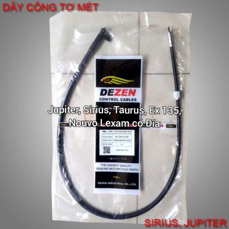 Dây công tơ mét xe đĩa sirius, jupiter, taurus, lexam, nouvo chính hãng dezen