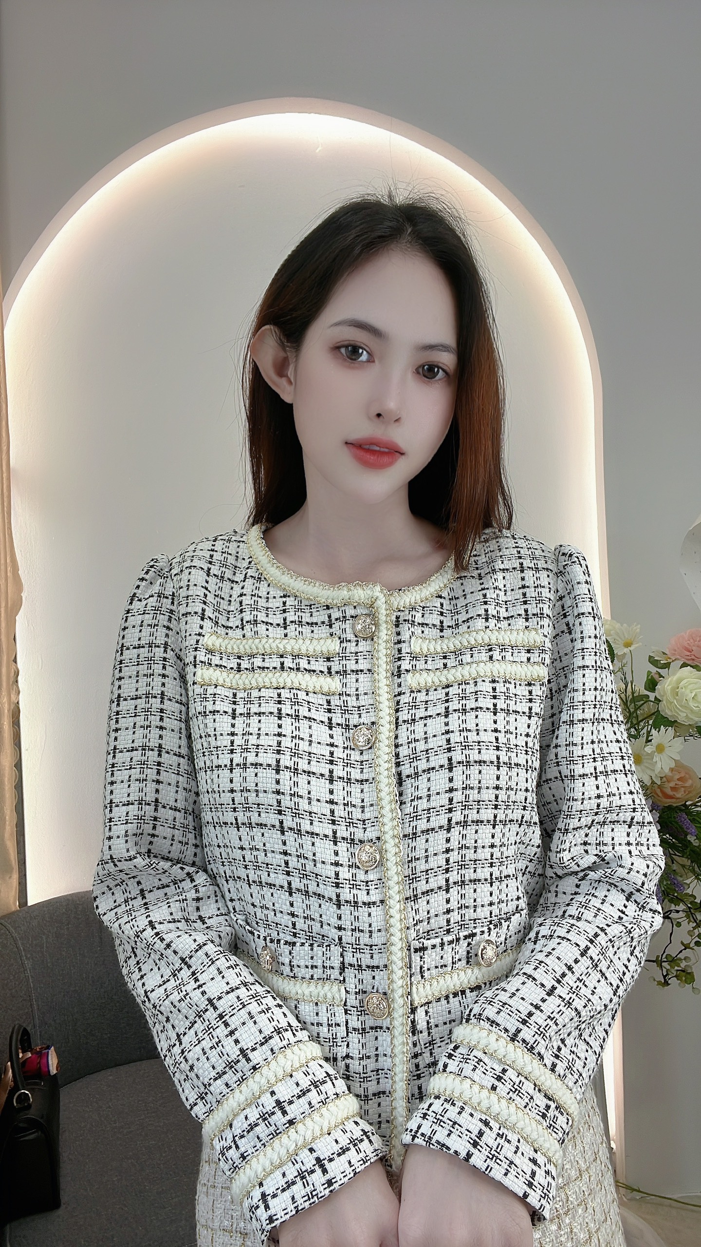 DA4- ÁO DẠ KIỂU CÔNG SỞ THANH LỊCH