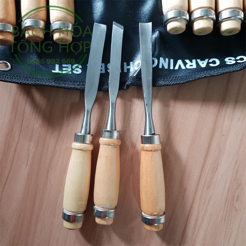 Đục Gỗ, Bộ Đục Gỗ 12 Món Chuyên Dụng