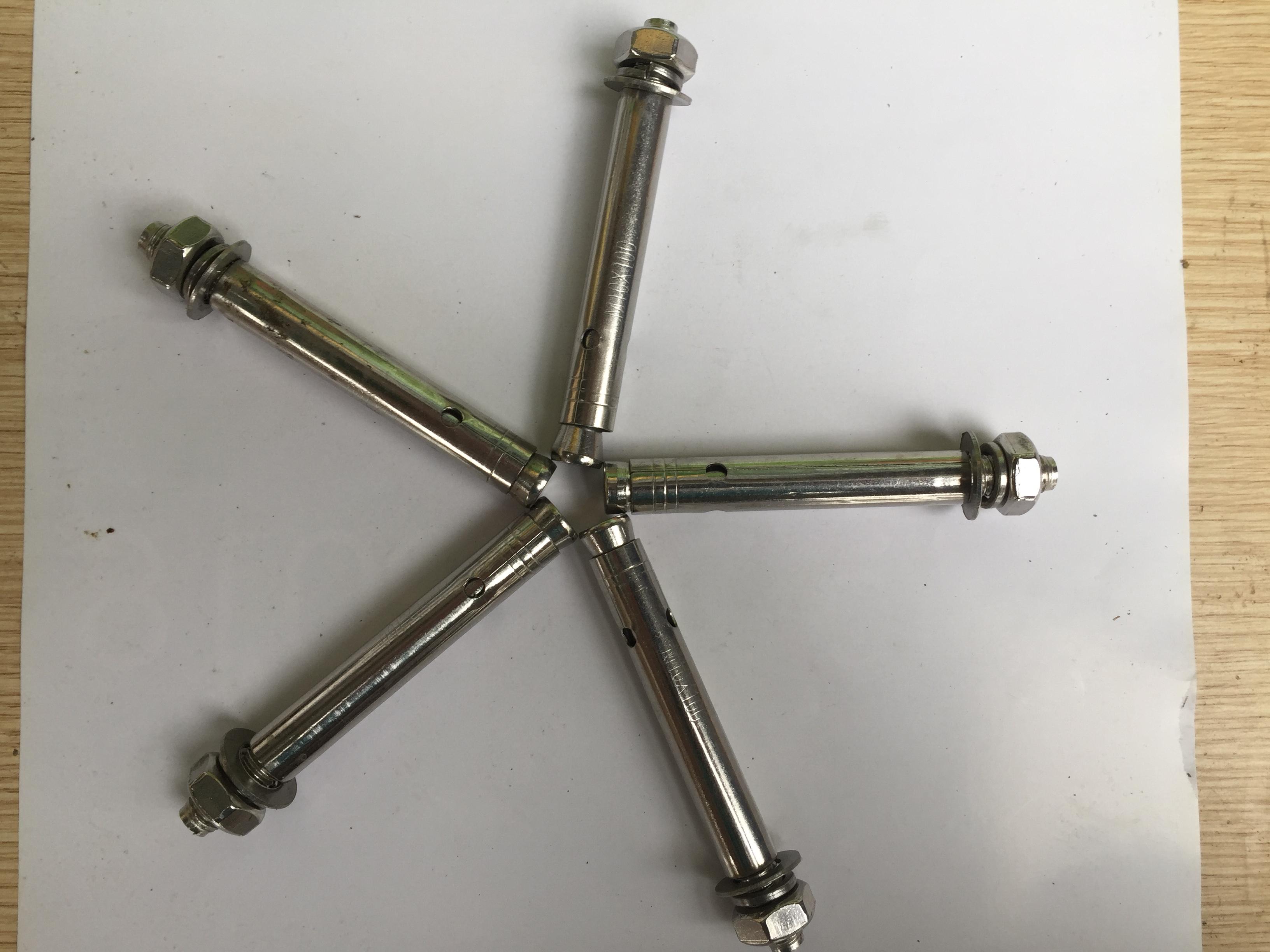 5 chiếc vít nở inox  phi 12 dài 10cm