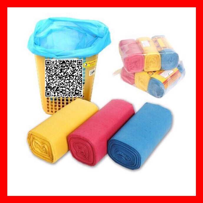 Siêu Hot! Combo 3 cuộn túi đựng rác size tiểu 45x55cm (1KG)