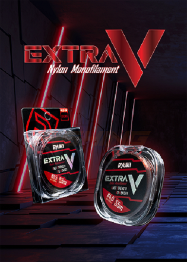 Dây câu Ryuki Extra V màu đỏ, chắc chắn, sợi dai