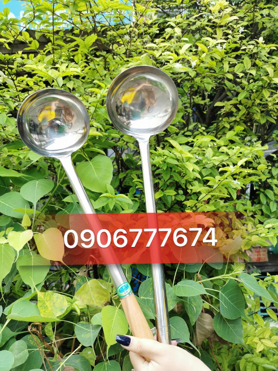 Vá/ Muôi Múc Canh Cho Bếp Quán Ăn Đủ Size ( 8,10,12 )