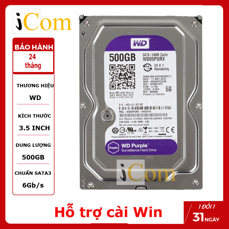 ổ cứng đầu ghi camera