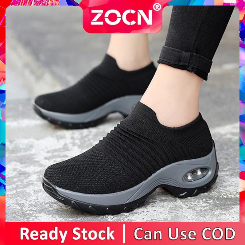 Giày Thể Thao Thoải Mái ZOCN Cho Nữ, Giày Thường Ngày Tăng Chiều Cao giá rẻ