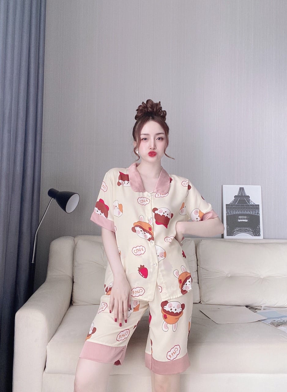Set Lụa Hot Siêu Sang Vải Mango Cao Cấp( dưới 58kg)- Mẫu mặc hàng thật chụp