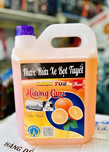 Nước rửa xe bọt tuyết kawat 5l