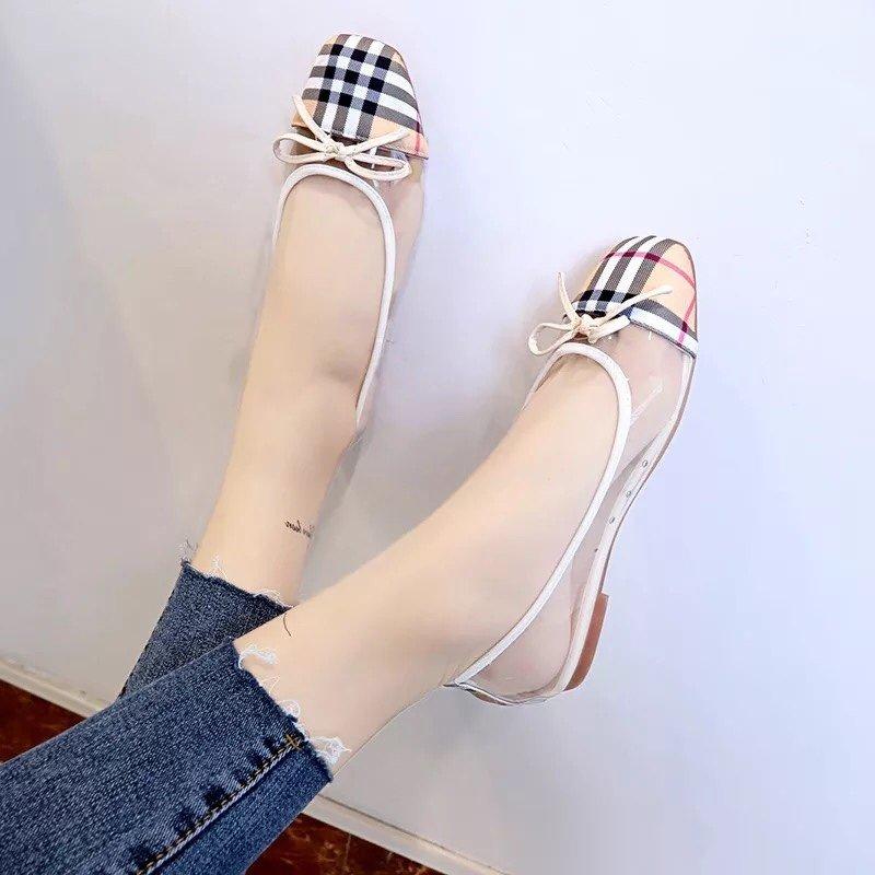 [ Bang Bang SHOE ] Giày Bệt Trong Suốt WS20