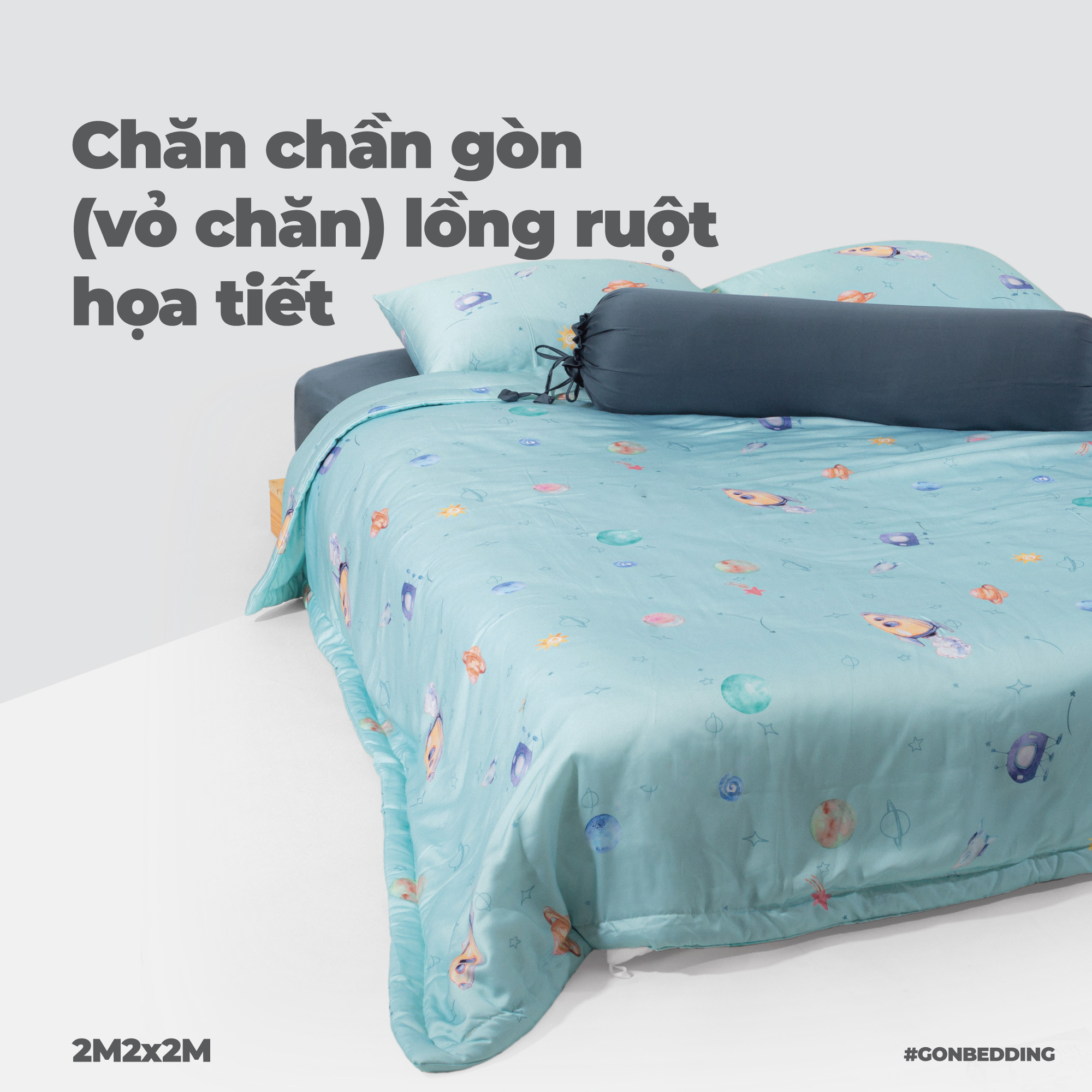 (Premium) Tencel 60s Duvet Cover/ Duvet Gòn Bedding 220x200 cm with Multiple Prints