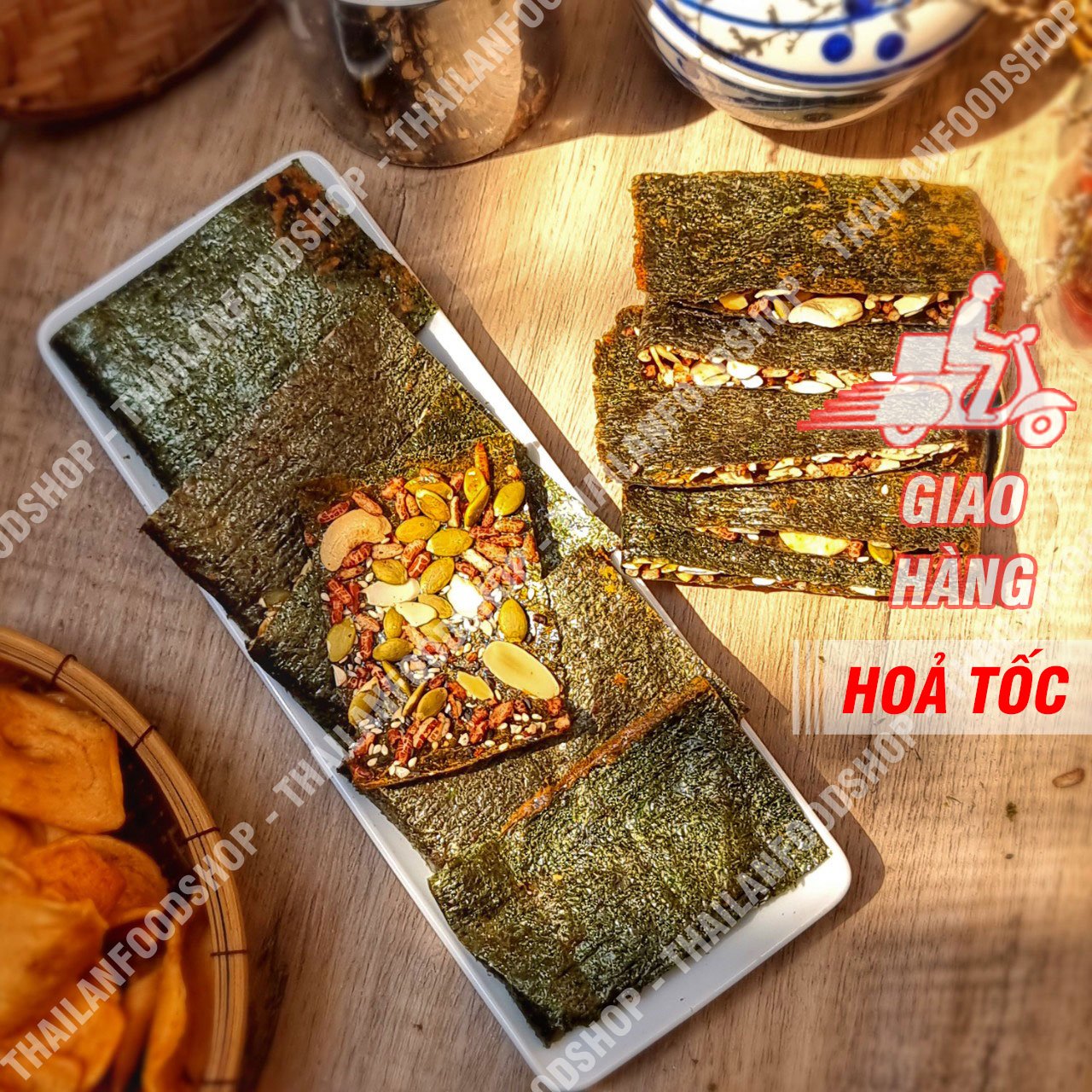 Rong Biển Kẹp Hạt Dinh Dưỡng - Lon 150gr