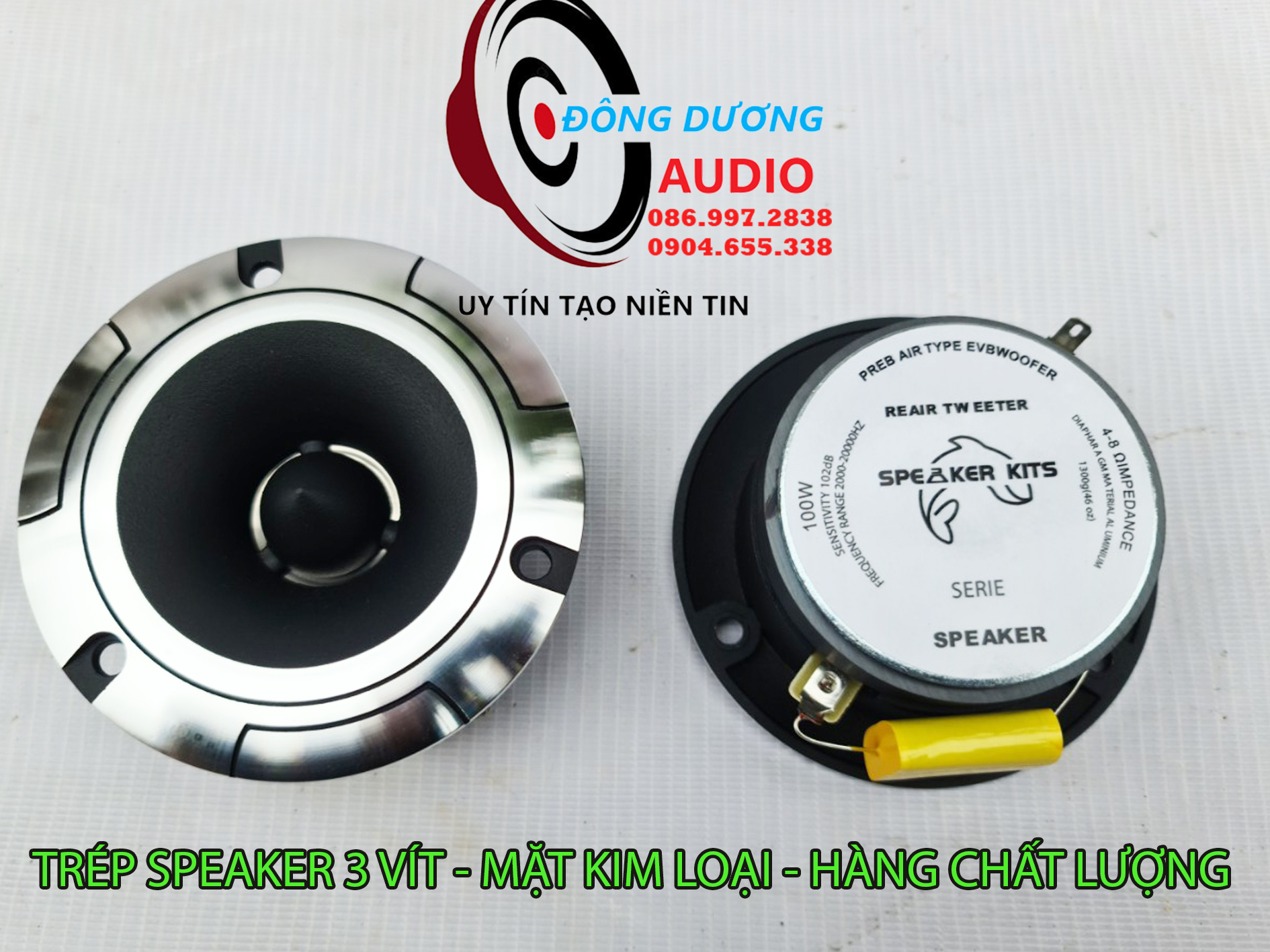 GIÁ 1 CỦ LOA TREBLE 250 MẶT KIM LOẠI 3 VÍT - MÃ GTTP14