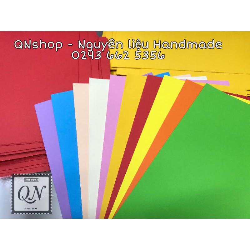 100 tờ giấy màu a4 80gsm, giấy gấp origami