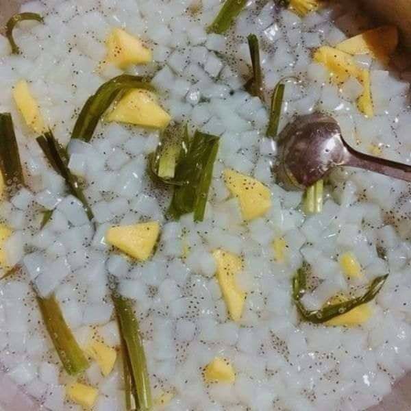 1kg thạch dừa thô tặng hương