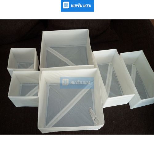 Bộ 6 hộp đựng đồ IKEA SKUBB