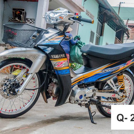 Tem rời Sirius 110 chữ Z xanh đen