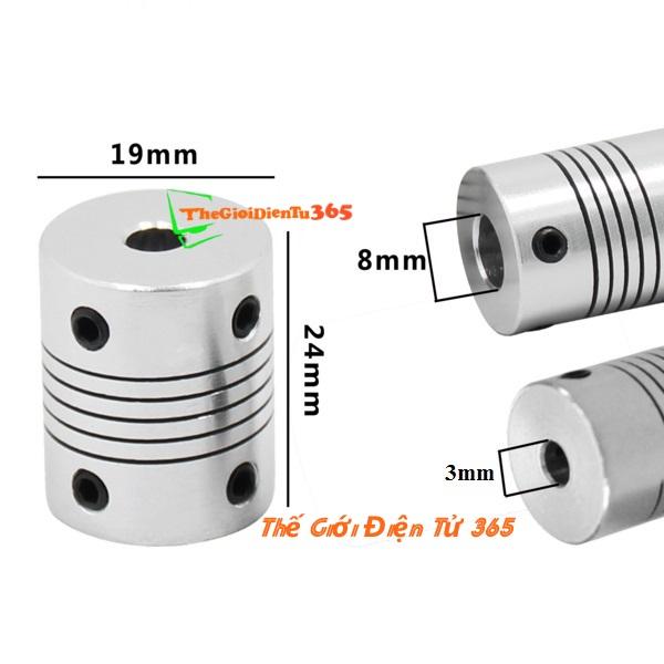 KHỚP NỐI MỀM – NỐI TRỤC 3MM-8MM