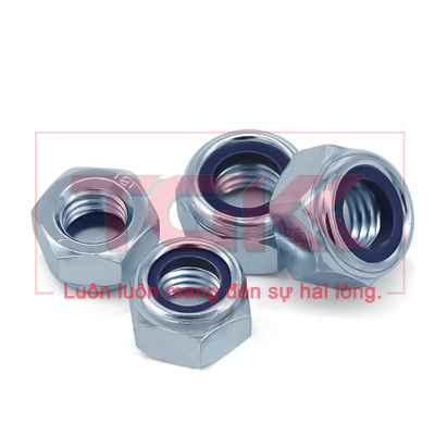 Đai ốc khóa mạ đầu pvc