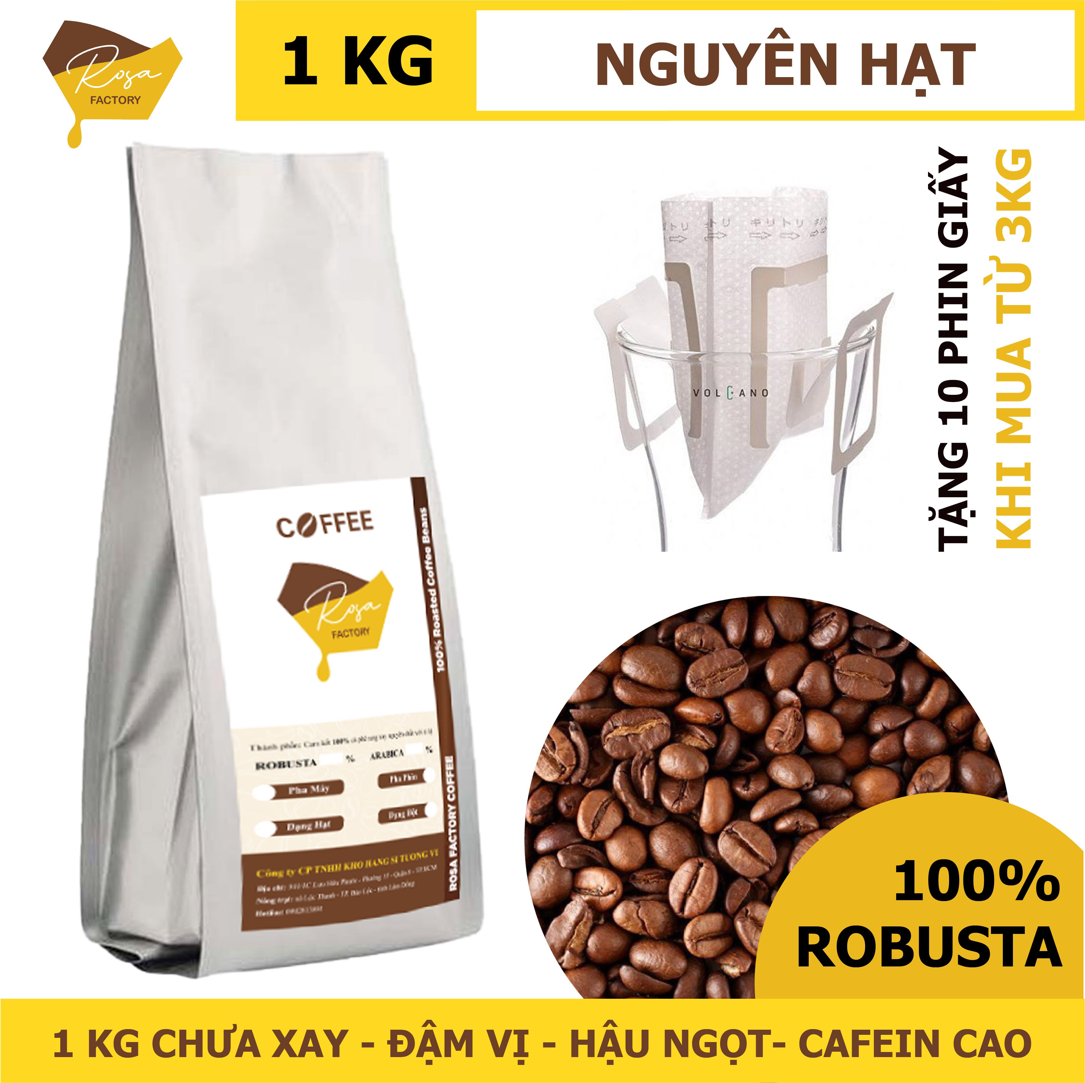 [ 500gr CÀ PHÊ SIÊU NGON GIÁ DÙNG THỬ ]  Cà phê pha Phin truyền thống thượng hạng 500gr