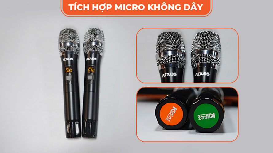 [HCM]Loa Karaoke mini xách tay ACNOS CS250PU