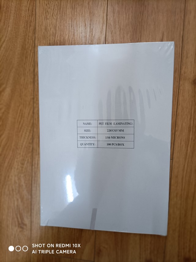 MÀNG ÉP PLASTIC A4 200 MIC 100 TỜ /HỘP