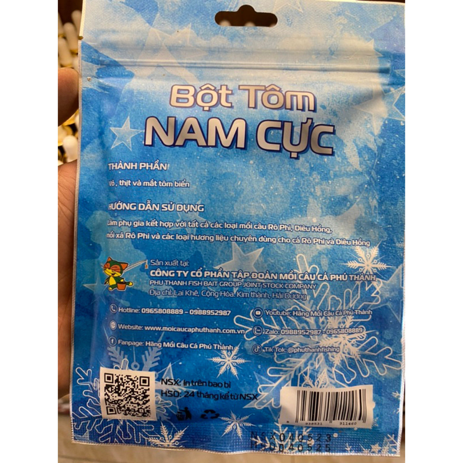 Bột Tôm Nam Cực - Bột Tôm Thơm Tanh Phú Thành 50g