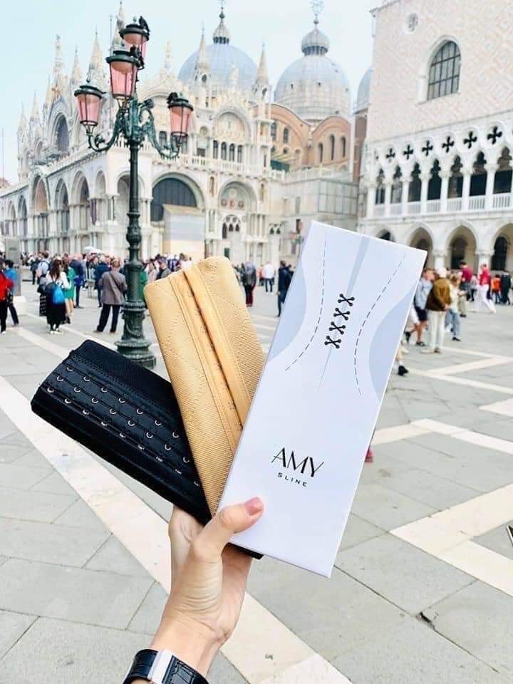 Đai Nịt Bụng Định Hình Eo Amy Sline Gen Nịt Bụng Định Hình Giúp Eo Thon Giảm Mỡ sau sinh sau hút mỡ bụng