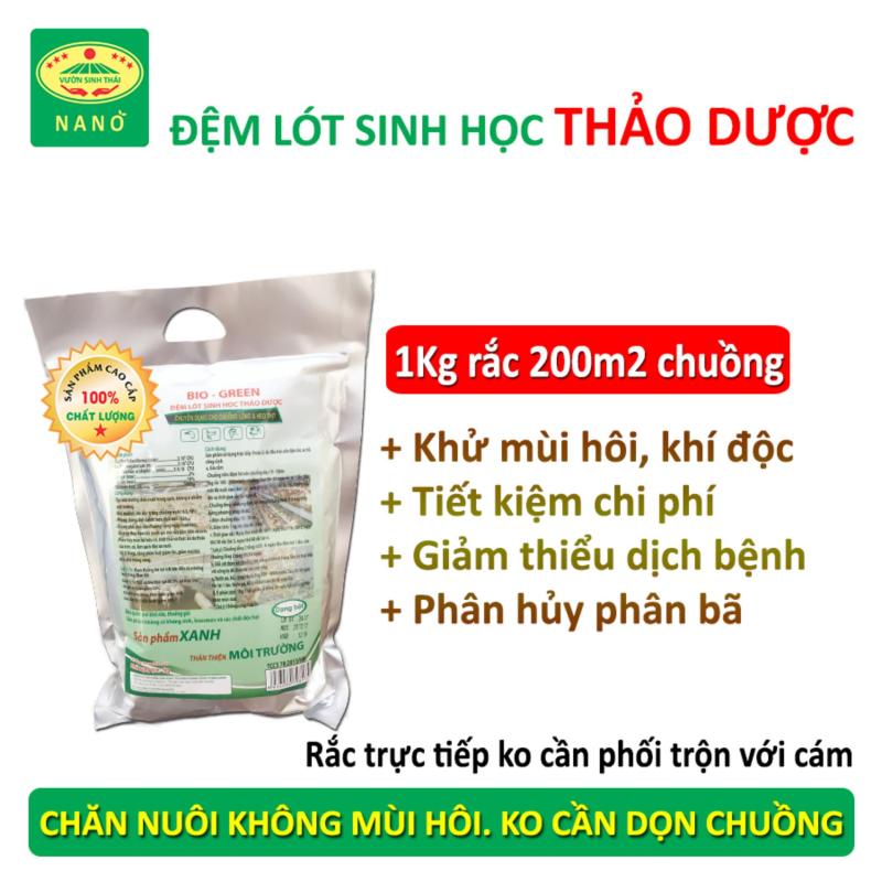 Đệm lót sinh học thảo dược cho Chăn nuôi. Men rắc chuồng khử mùi hôi chuồng trại