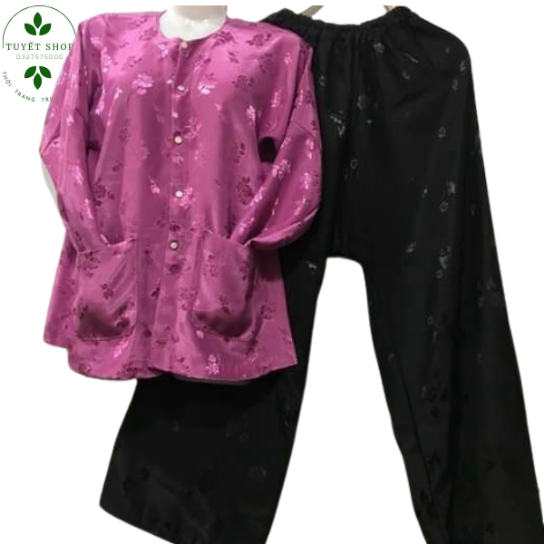 Bộ Đồ Người Già - Bộ Gấm Bà Già - Áo Bà Ba Bà Già (Inbox Để Chọn Mẫu)