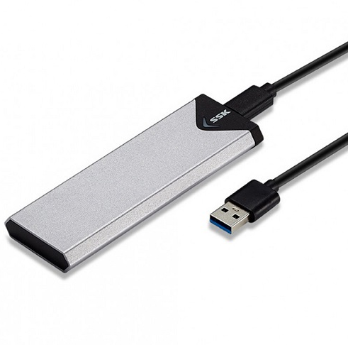 HCMBox ổ cứng M2 SSK Sata USB 3.0 SHE C320
