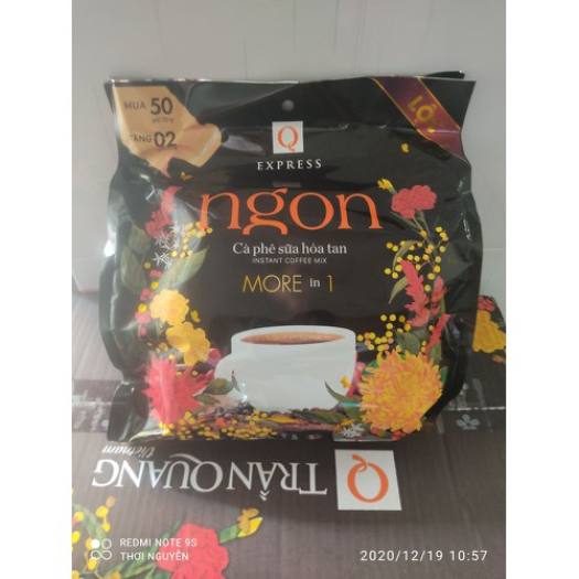 [ Freeship Đơn Từ 50k ] Cà phê sữa Ngon Trần Quang bịch lớn 60 gói