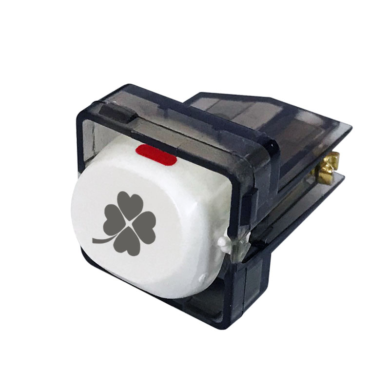 Hạt công tắc 1 chiều 2 cực 10A họa tiết HME18 (Sino, Lioa)