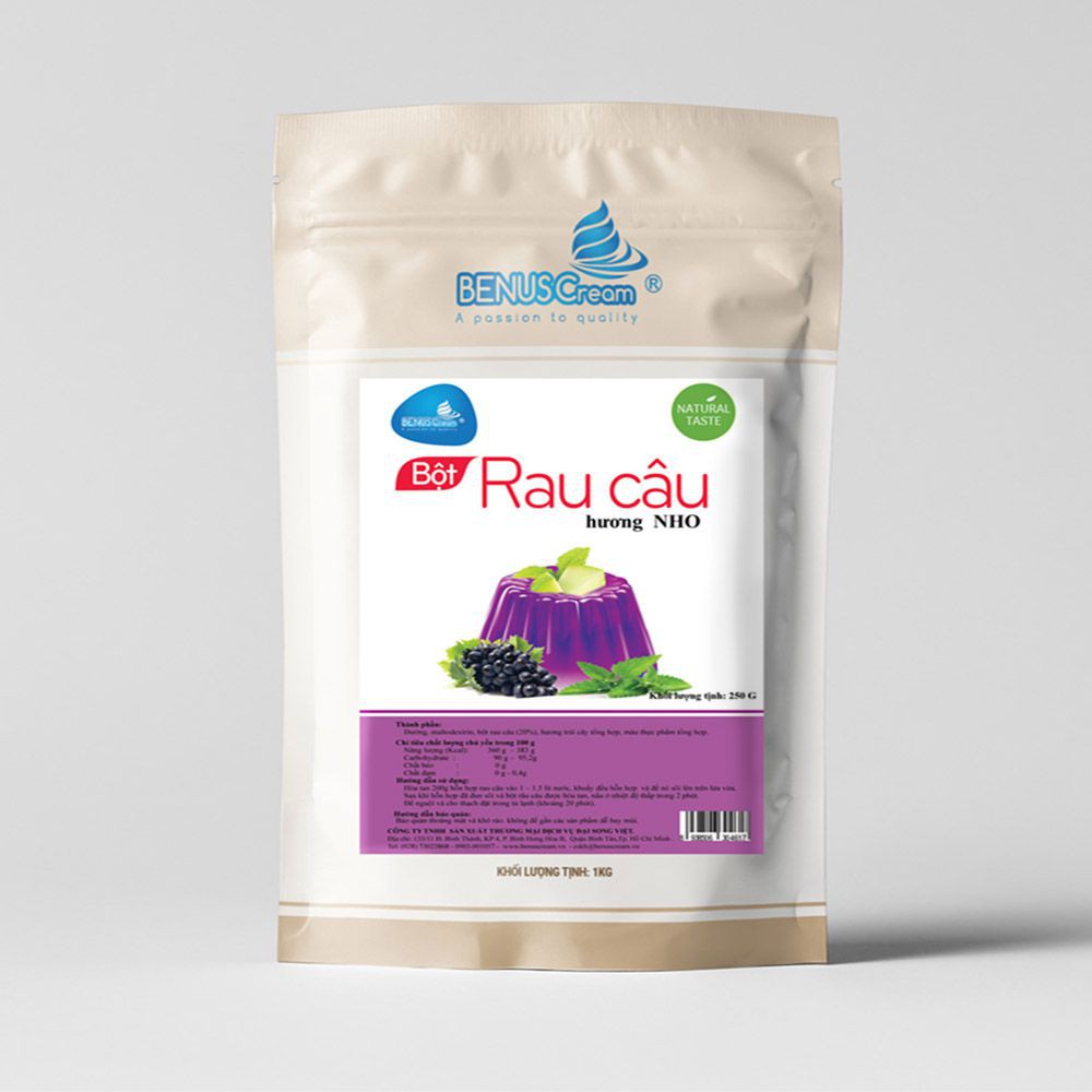 Bột Rau Câu Pha Sẵn BENUSCream - 1kg/ Túi