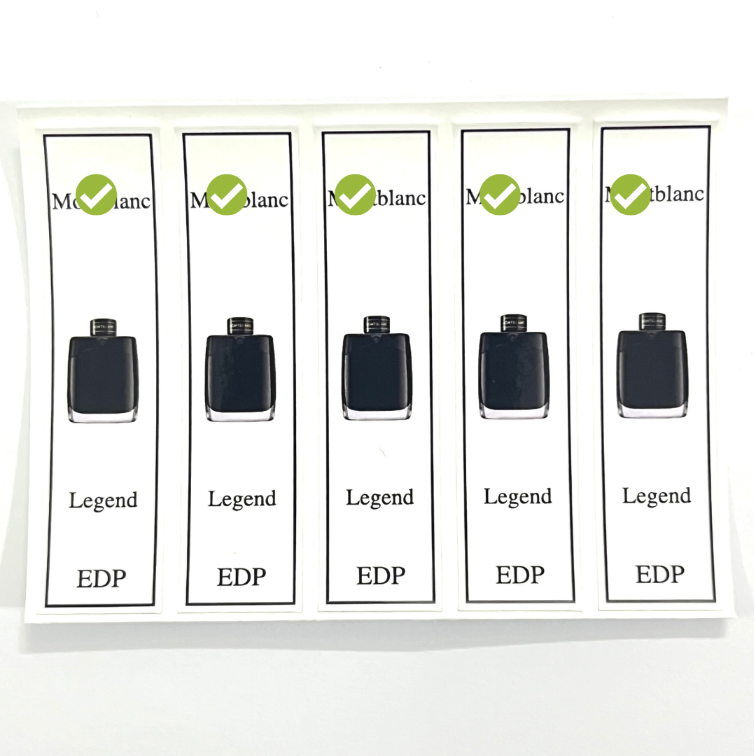 [Ho Chi Minh] combo 10 PCs of Epson. Blanc perfume bottle sticker for full range refills