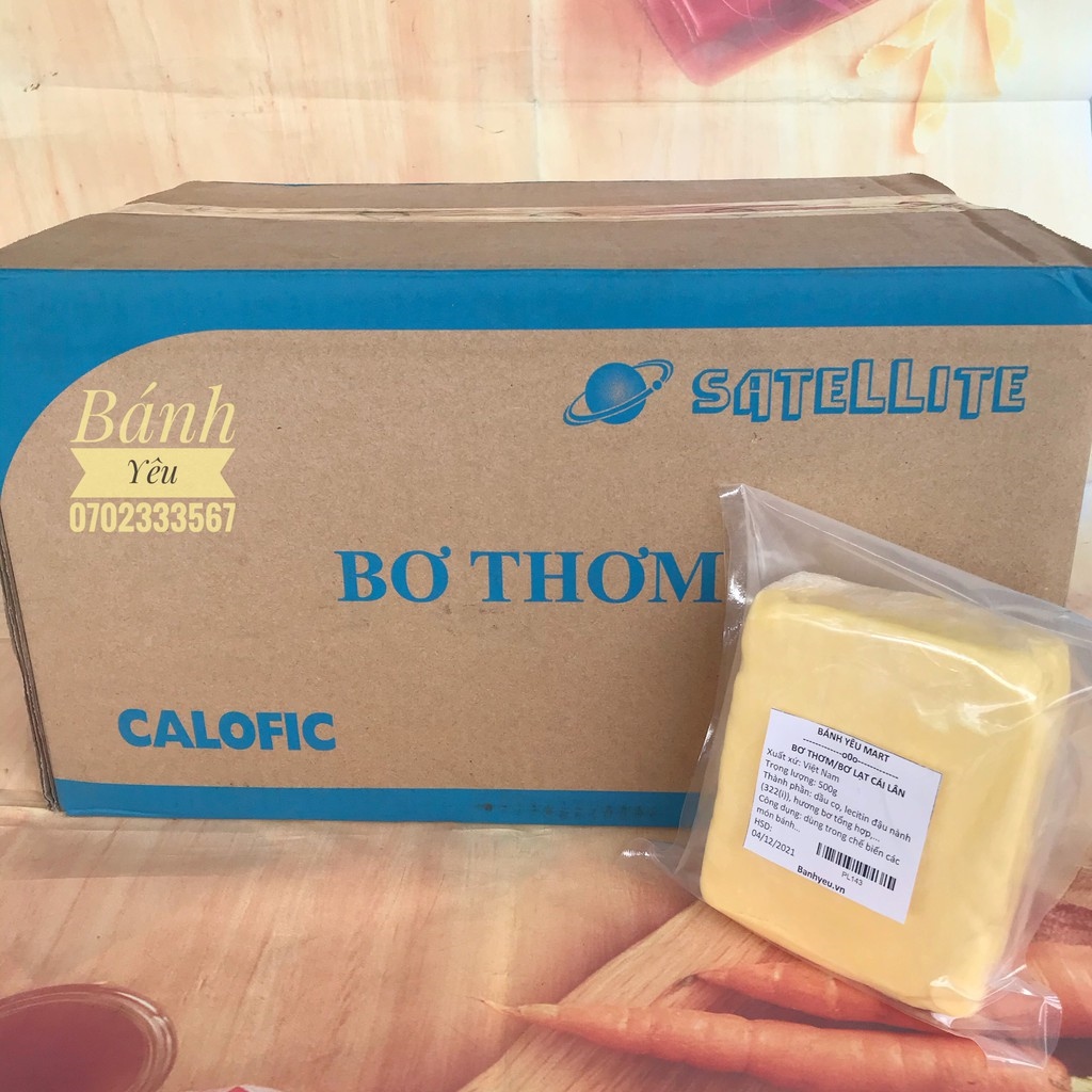 Bơ Thơm/Bơ Lạt/Margarine Cái Lân 500g - PL143