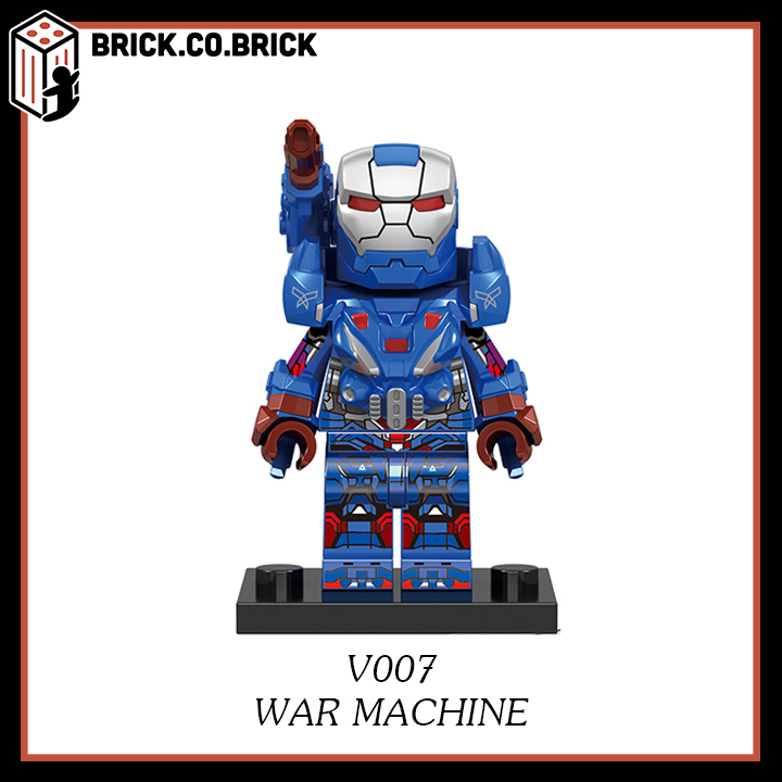 War Machine Đồ Chơi Siêu Anh Hùng Mô Hình Lắp Ráp Trưng Bày Nhân Vật Super Hero Marvels DC Comics Thor Thanos Hawkeye V007