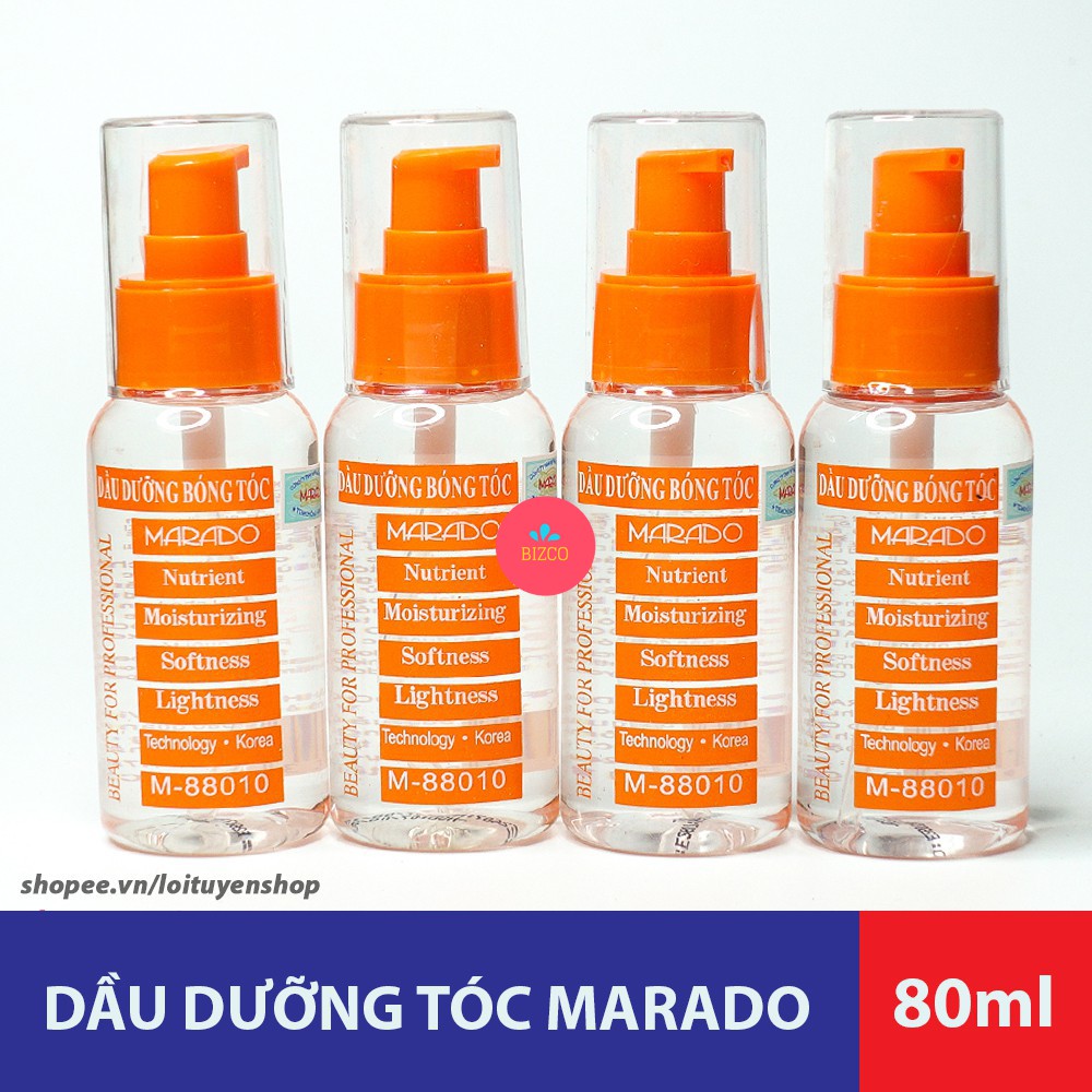 Tinh dầu dưỡng mềm và bóng tóc Marado 80ml