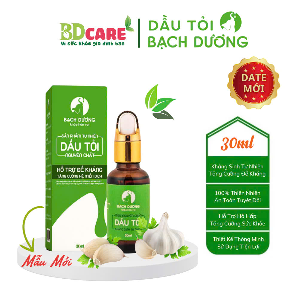Dầu Tỏi Bạch Dương - 30ml BDcare