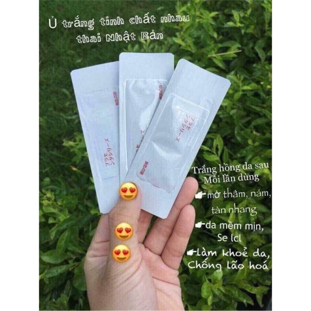 Ủ Trắng Nhau Thai Nhật Bản