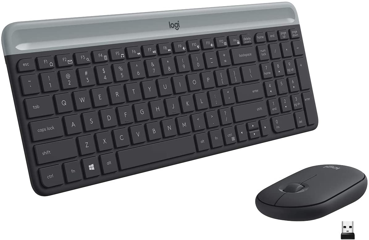 Logitech Wireless Keyboard mouse mk470slim-authentic